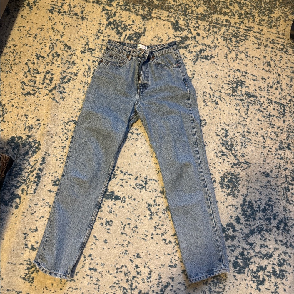 Zara Light Blue Denim Jeans